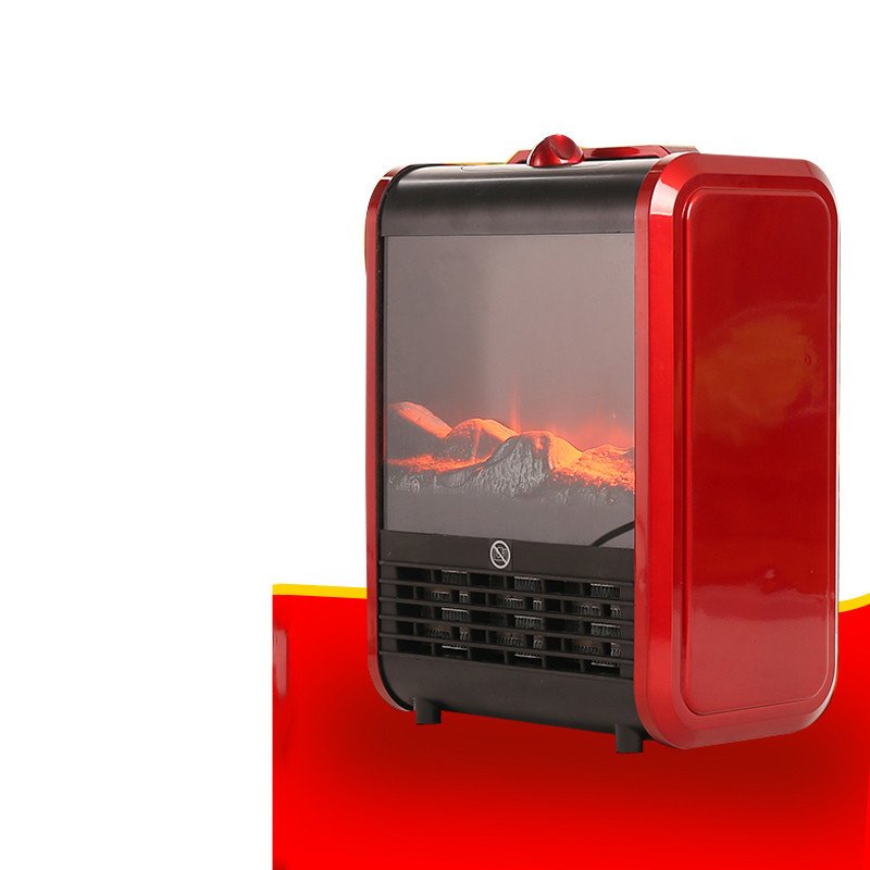 Modeera™ FlameGlow Mini Fireplace Heater – Ceramic Heat with Realistic Flame Effect - Image 2