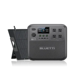 BLUETTI Elite 200 v2 power station with 200w solar panel